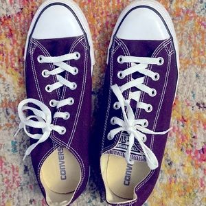 Purple Low Top Converse